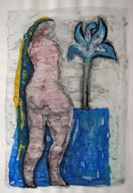 Madonna mit Blume II 40x60