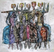 Tanz der Frauen II 45x45