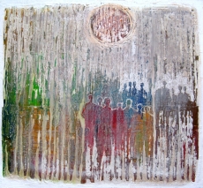Im Regen II 48x45