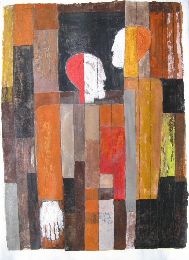 Zwei Menschen II 45x63